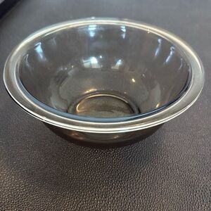 Pyrex Vintage Smoke Bronze Glass Bowl 322 1 liter